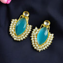 Maharani Jewels Gold Plated Pearls Dangler Earrings