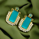 Maharani Jewels Gold Plated Pearls Dangler Earrings