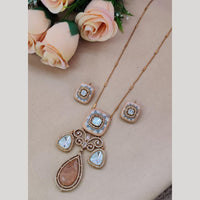 Maharani Jewels Gold Plated Crystal And Austrain Stone Neckalce Set