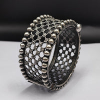Maharani Jewels Oxidised Plated Openable Kada