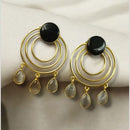 Maharani Jewels Gold Plated Dangler Earrings