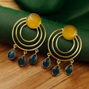 Maharani Jewels Gold Plated Dangler Earrings