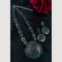 Maharani Jewels  Styled to Sparkle Pota Stone Long Necklace Set 