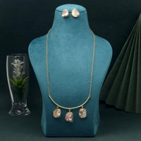 Maharani Jewels Mother Of Pearl Long Necklace Set