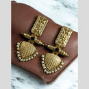 Maharani Jewels Elegant Pota Stone And Pearl Dangler Earrings