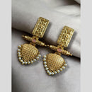 Maharani Jewels Elegant Pota Stone And Pearl Dangler Earrings