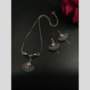 Maharani Jewels Elegant Radiance Pota Stone Long Necklace Set