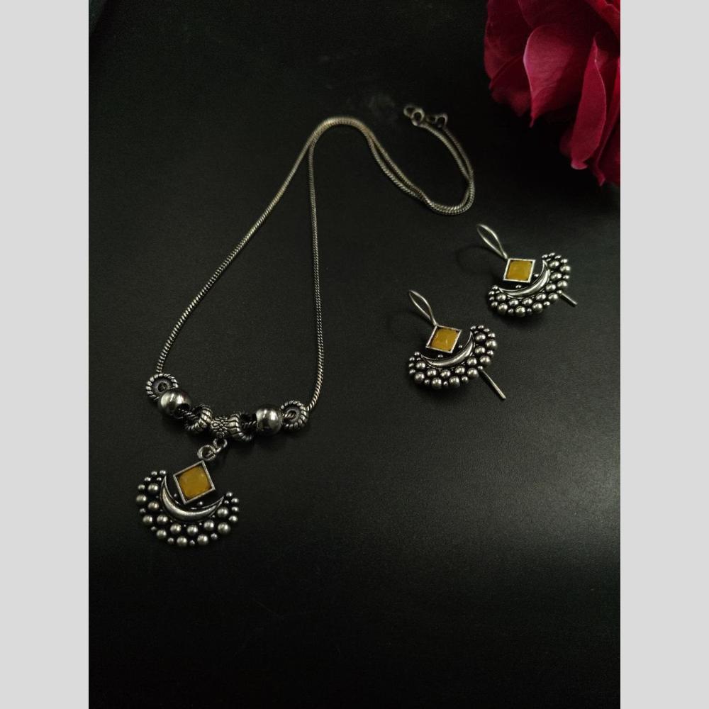 Maharani Jewels Elegant Radiance Pota Stone Long Necklace Set