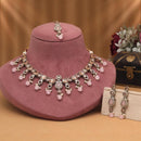 Maharani Jewels Pota Stone and Crystals With Mangtikka Necklace Set