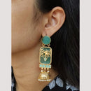 Maharani Jewels Classic Pota Stone Pearl Jhumki Earrings