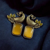 Maharani Regal Shine Pota Stone Dangler Earrings