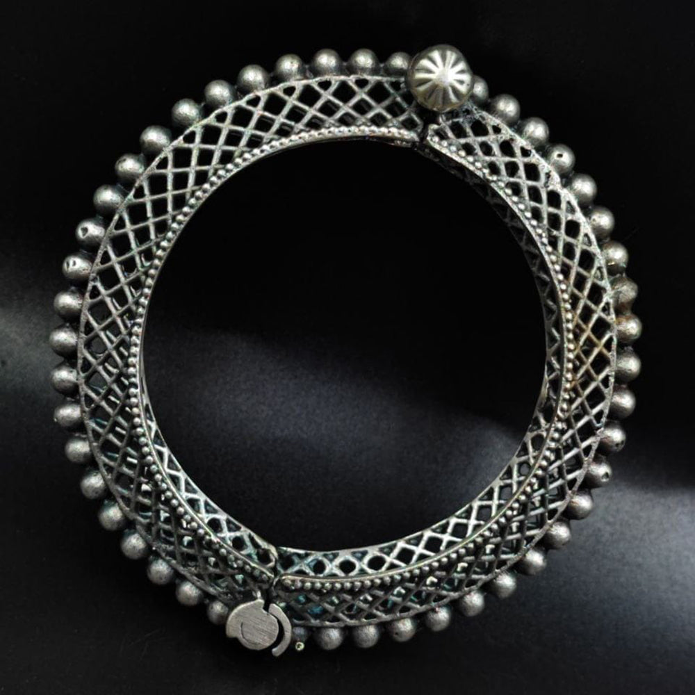 Maharani Jewels Designer Oxidised Kada Bracelet