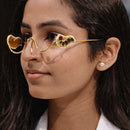 Maharani Jewels Beautiful Peacock Kashmiri Facelets Jewelry For Ethnic Look