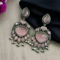 Maharani Jewels Elegance Pota Stone And Pearl Dangler Earrings