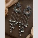 Maharani Jewels Elegance Pota Stone And Ghungroo Khasmiri Dangler Earrings