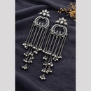 Maharani Jewels Elegance Pota Stone And Ghungroo Khasmiri Dangler Earrings