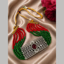 Maharani Jewels Royal Crystal Stone And Pearl Choker Necklace Set
