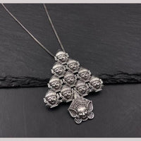 Maharani Jewels Oxidised Plated Long Necklace