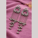 Maharani Jewels Inspired Oxidised Plated Pota And Ghungroo Khashmiri Dangler Earrings