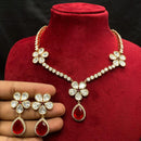 Royal Kundan Jewellery Gold Plated Polki Kundan Necklace Set