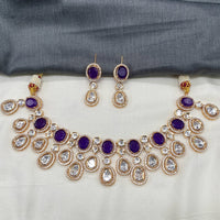 Royal Kundan Jewellery Gold Plated Polki Kundan Necklace Set