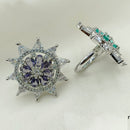 Royal Kundan Jewellery Silver Plated AD Stone Finger Ring