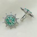 Royal Kundan Jewellery Silver Plated AD Stone Finger Ring