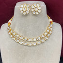 Royal Kundan Jewellery Gold Plated Polki Kundan Necklace Set