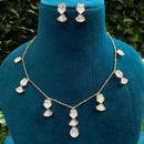 Royal Kundan Jewellery Gold Plated Polki Kundan Necklace Set