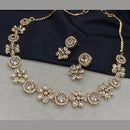 Royal Kundan Jewellery Gold Plated Polki Kundan Necklace Set