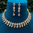 Royal Kundan Jewellery Gold Plated Polki Kundan Necklace Set