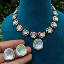 Royal Kundan Jewellery Gold Plated Polki Kundan Necklace Set