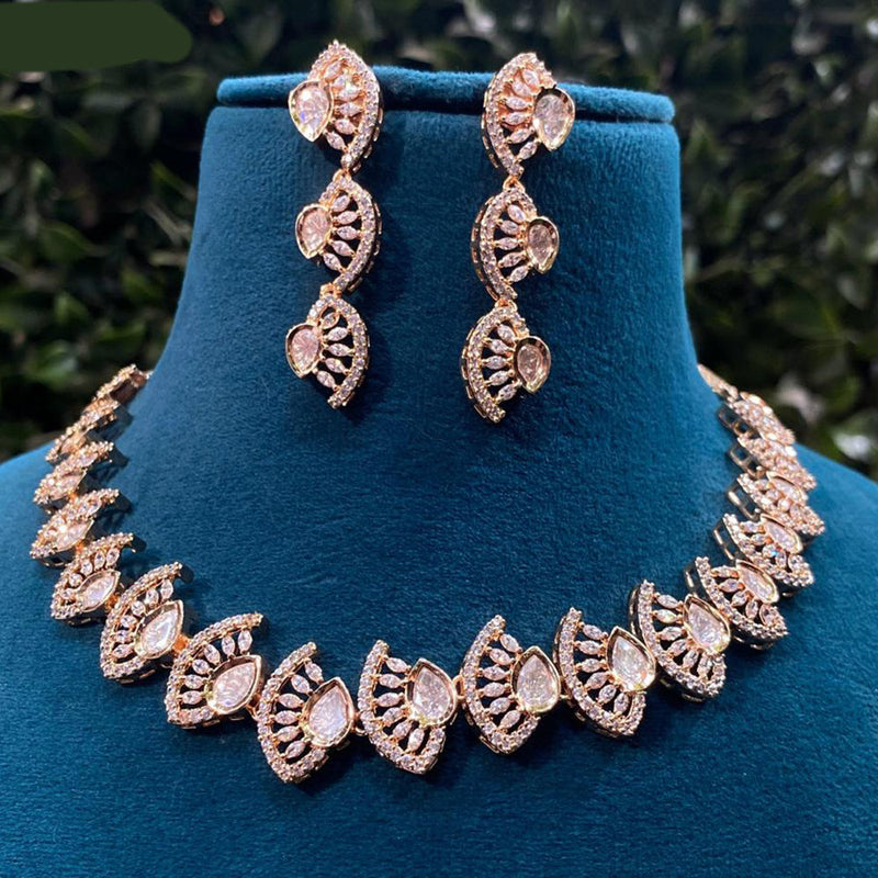 Royal Kundan Jewellery Gold Plated Polki Kundan Necklace Set