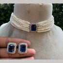 Royal Kundan Jewellery Crystal Stone Necklace Set