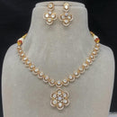Royal Kundan Jewellery Gold Plated Polki Kundan Necklace Set
