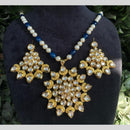 Royal Kundan Jewellery Gold Plated Kundan And Beads Necklace Set