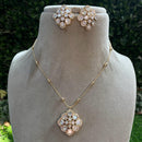 Royal Kundan Jewellery Polki Kundan Festive Necklace Set