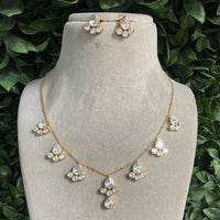 Royal Kundan Jewellery Polki Kundan Festive Necklace Set