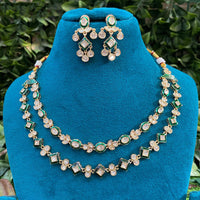 Royal Kundan Jewellery Polki Kundan Stone And Meenakari Festive Necklace Set