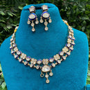 Royal Kundan Jewellery Polki Kundan Stone And Meenakari Festive Necklace Set