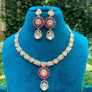 Royal Kundan Jewellery Polki Kundan Stone Festive Necklace Set