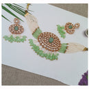 Royal Kundan Jewellery Polki Kundan Stone And Beads Festive Choker Necklace Set