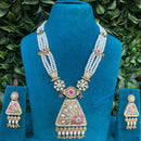 Royal Kundan Jewellery Polki Kundan Stone And Pearl Festive Necklace Set