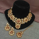 Royal Kundan Jewellery Polki Kundan Stone Festive Necklace Set