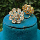 Royal Kundan Jewellery Polki Kundan Stone Finger Ring