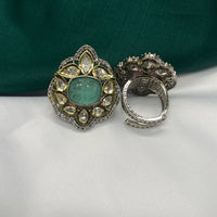 Royal Kundan Jewellery Polki Kundan Stone Finger Ring