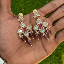 Royal Kundan Jewellery Classic Polki Kundan And Pearl Hanging Earrings