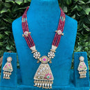 Royal Kundan Jewellery Heritage Kundan and Pearl Long Necklace for Wedding Wear
