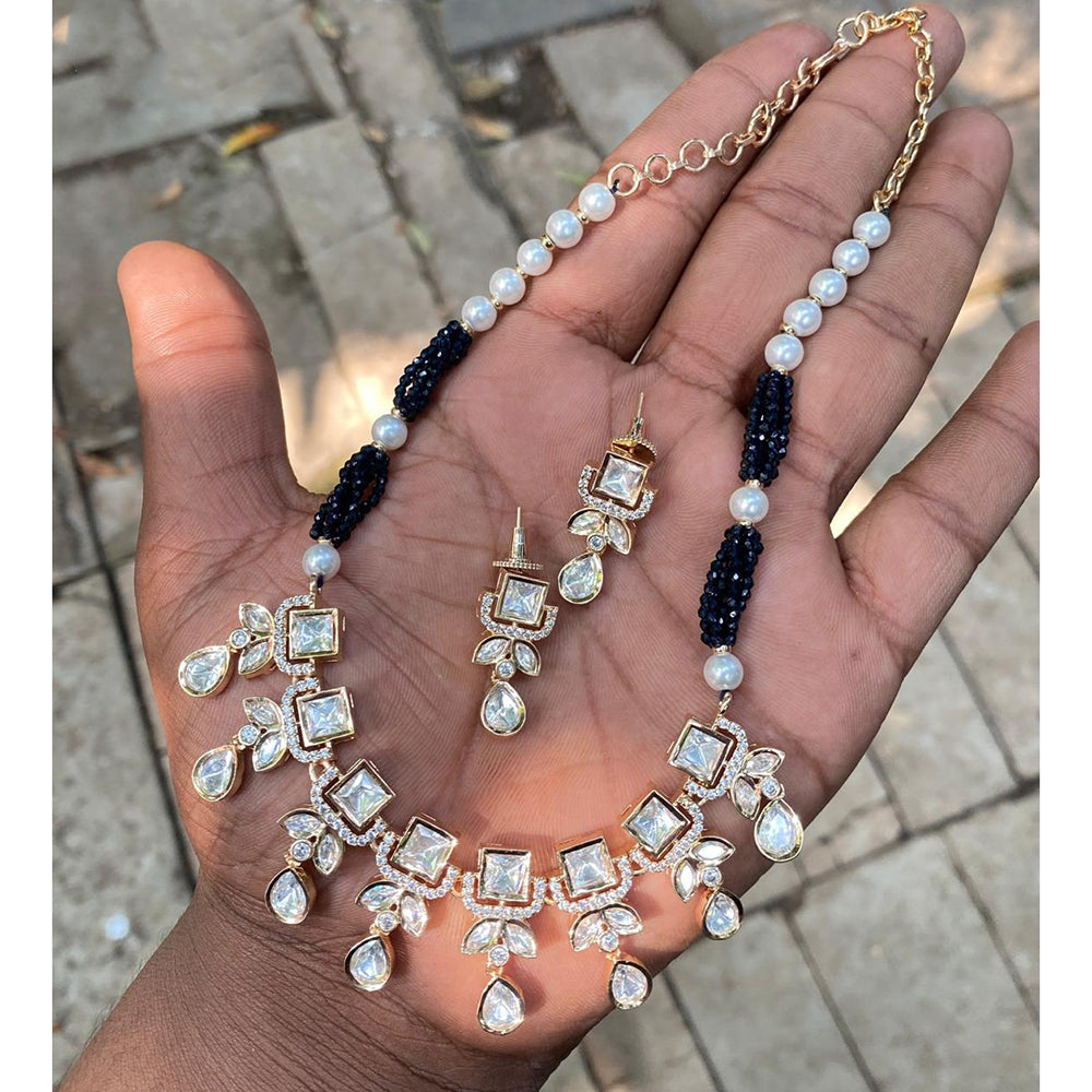 Royal Kundan Jewellery Heritage Polki Kundan And Pearl Necklace Set