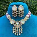 Royal Kundan Jewellery Luxe Polki Kundan And Pearl Designer Necklace Set